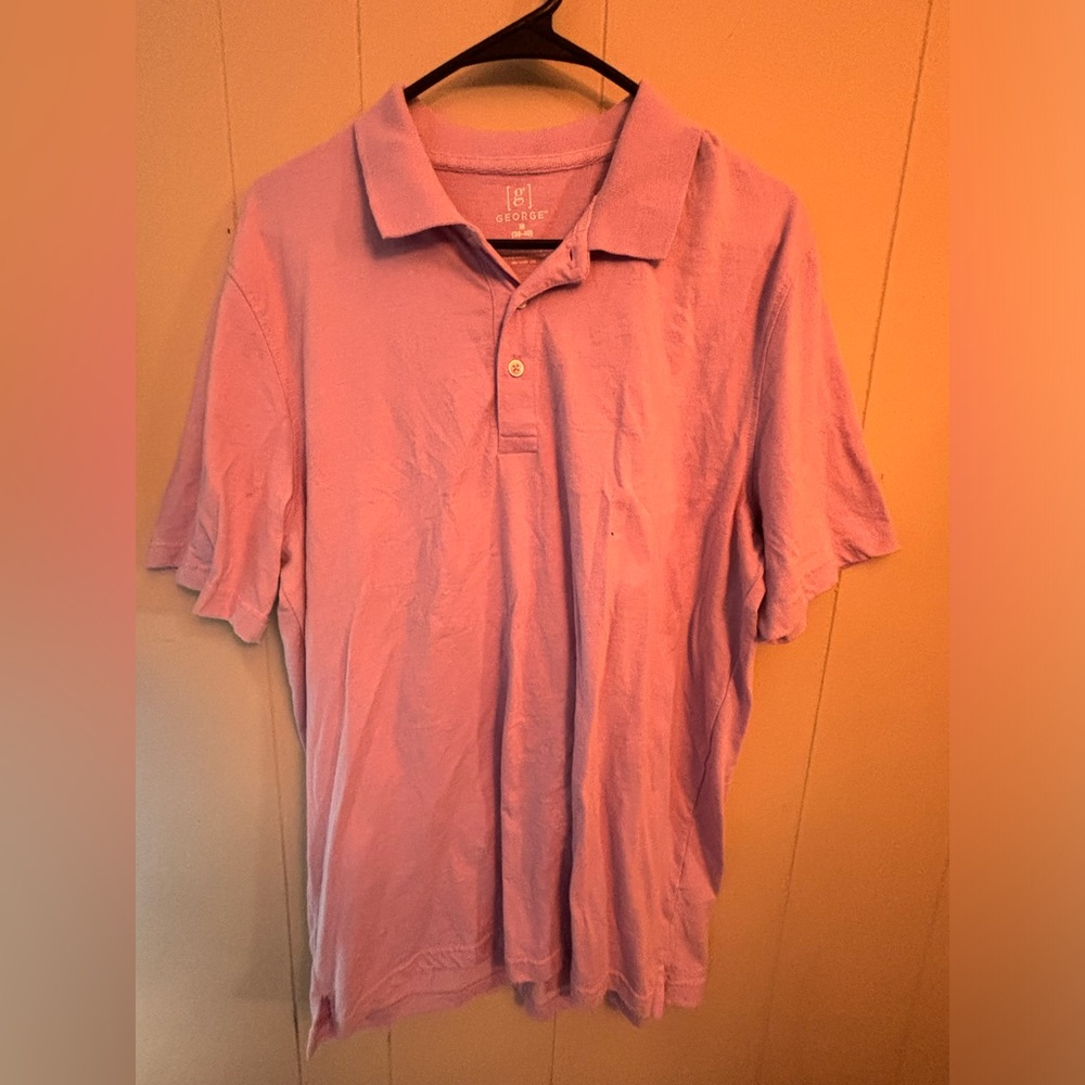 Light lavender polo shirt for men